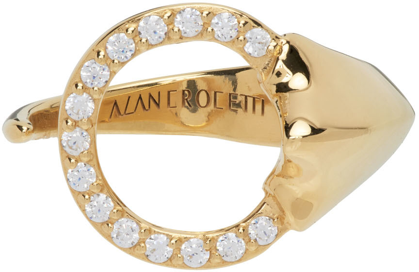 Alan Crocetti Gold Encrusted Vessel Ring