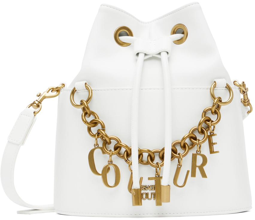 Versace Jeans Couture White Charms Bag