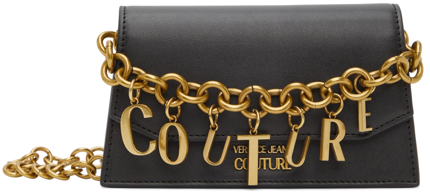 Versace Jeans Couture Black Large Charms Bag
