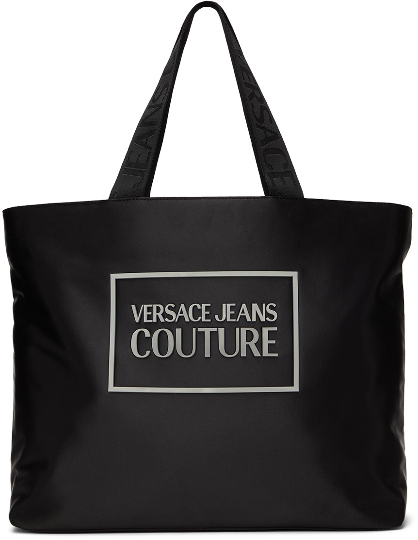 Black Gummy Logo Tote