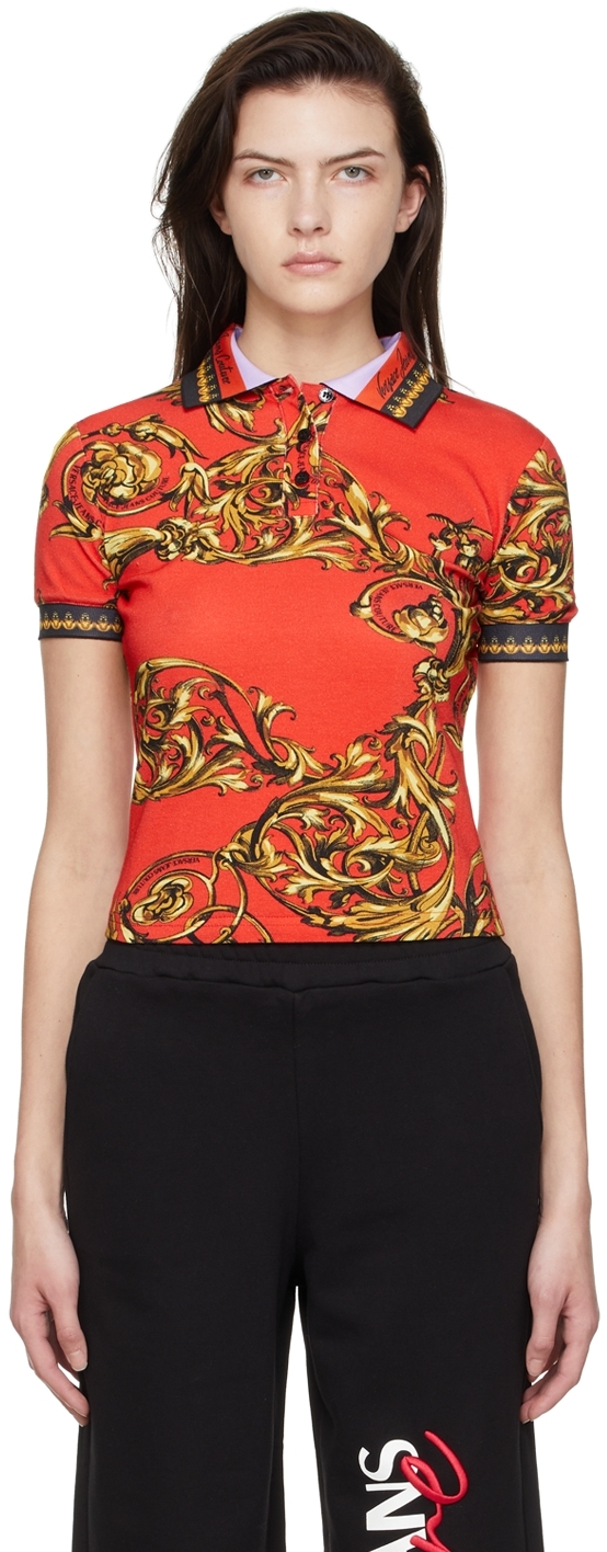 Versace Jeans Couture ウィメンズ ポロシャツ | SSENSE 日本 Versace Jeans Couture ウィメンズ ポロシャツ | SSENSE 日本