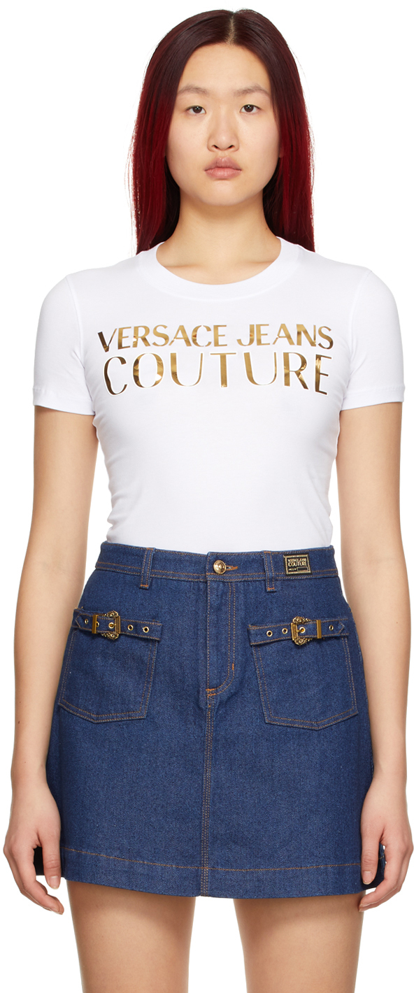 Kleding Dameskleding Tops & T-shirts Tanktops Dos nu Versace Jeans couture 
