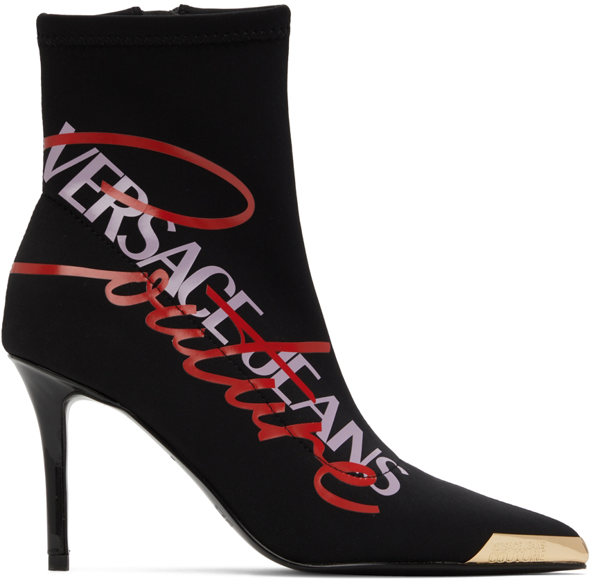 Read Out of date hell Versace Jeans Couture boots for Women | SSENSE