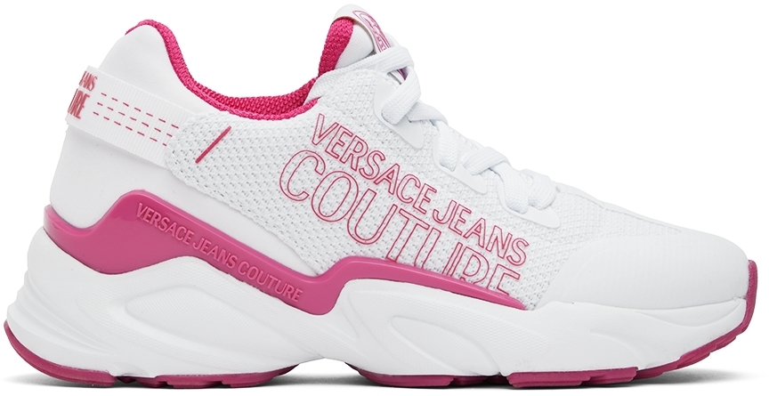Versace Jeans Couture White Wave Sneakers