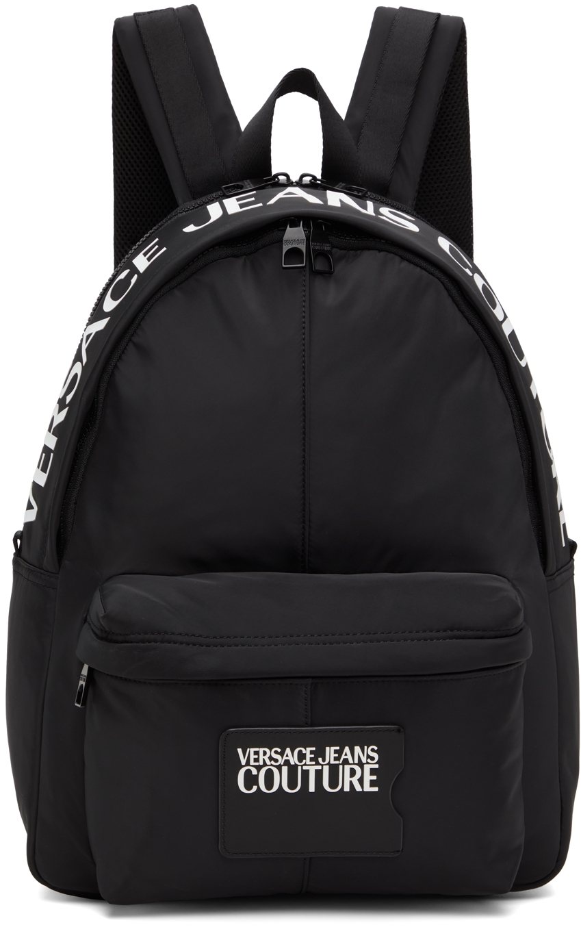 Versace Jeans Couture Black Range Iconic Logo Backpack