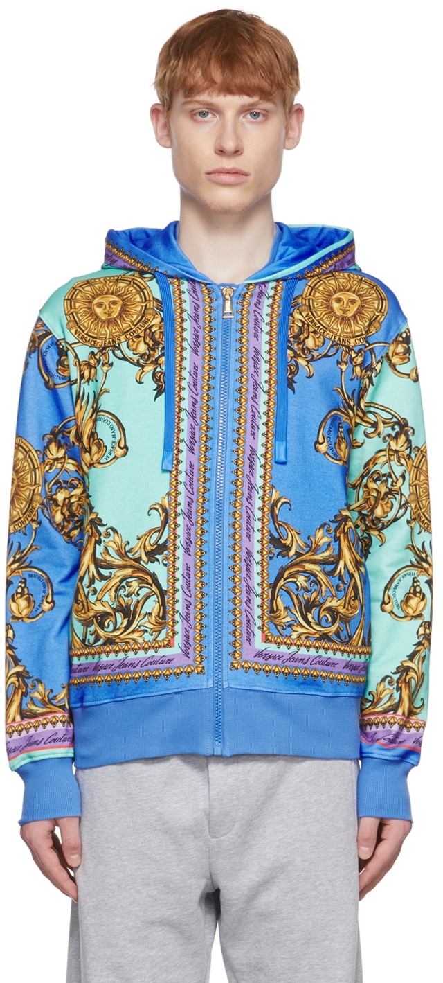 Versace Jeans Couture: Multicolor Garland Hoodie | SSENSE Canada