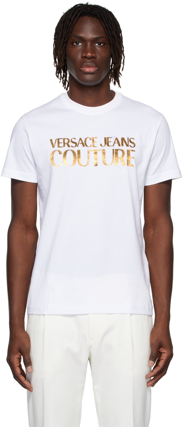 versace couture t shirt white