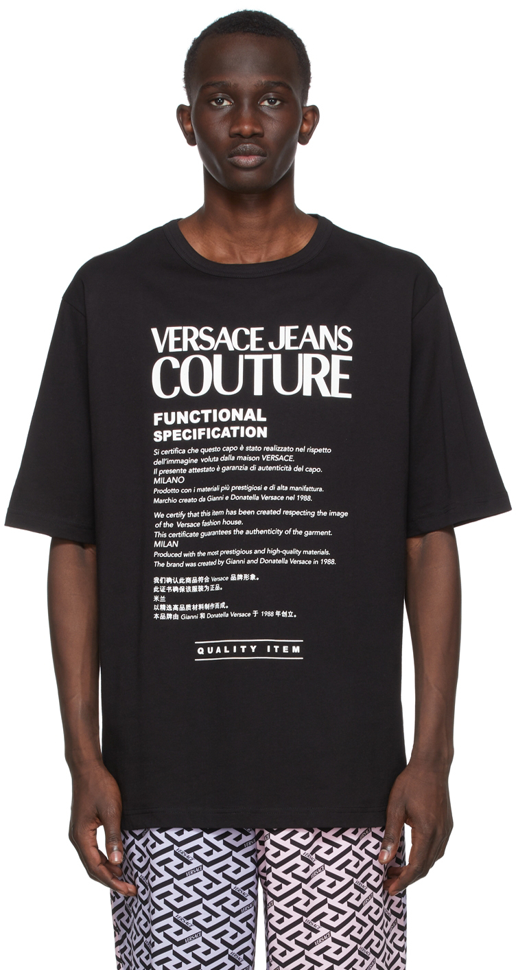 simultaneous Pogo stick jump Assimilate Versace Jeans Couture t-shirts for Men | SSENSE