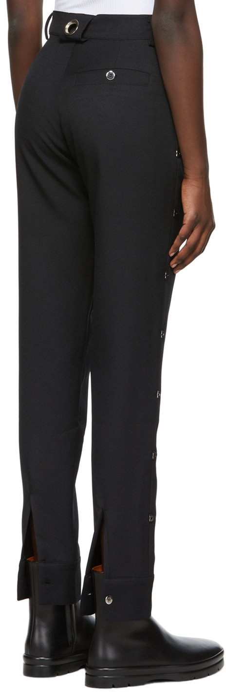 SPENCER BADU Black Polyester Trousers | Smart Closet