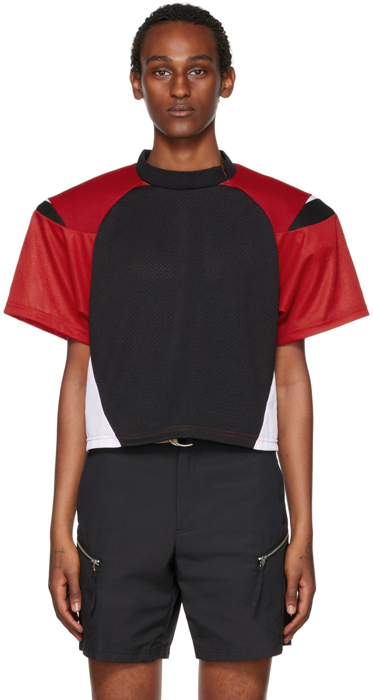 SPENCER BADU Red Upcycled Short Sleeve T-Shirt