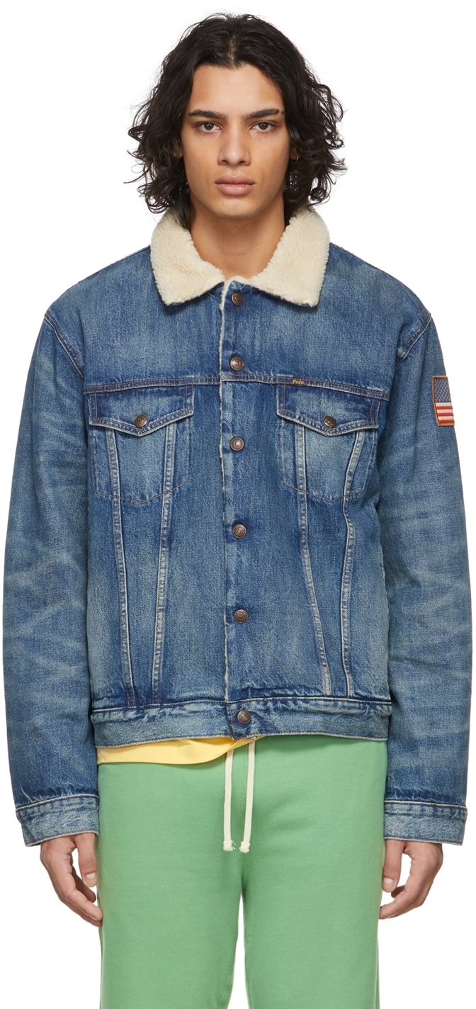 Polo Ralph Lauren Blue Fleece-Lined Denim Jacket | Smart Closet