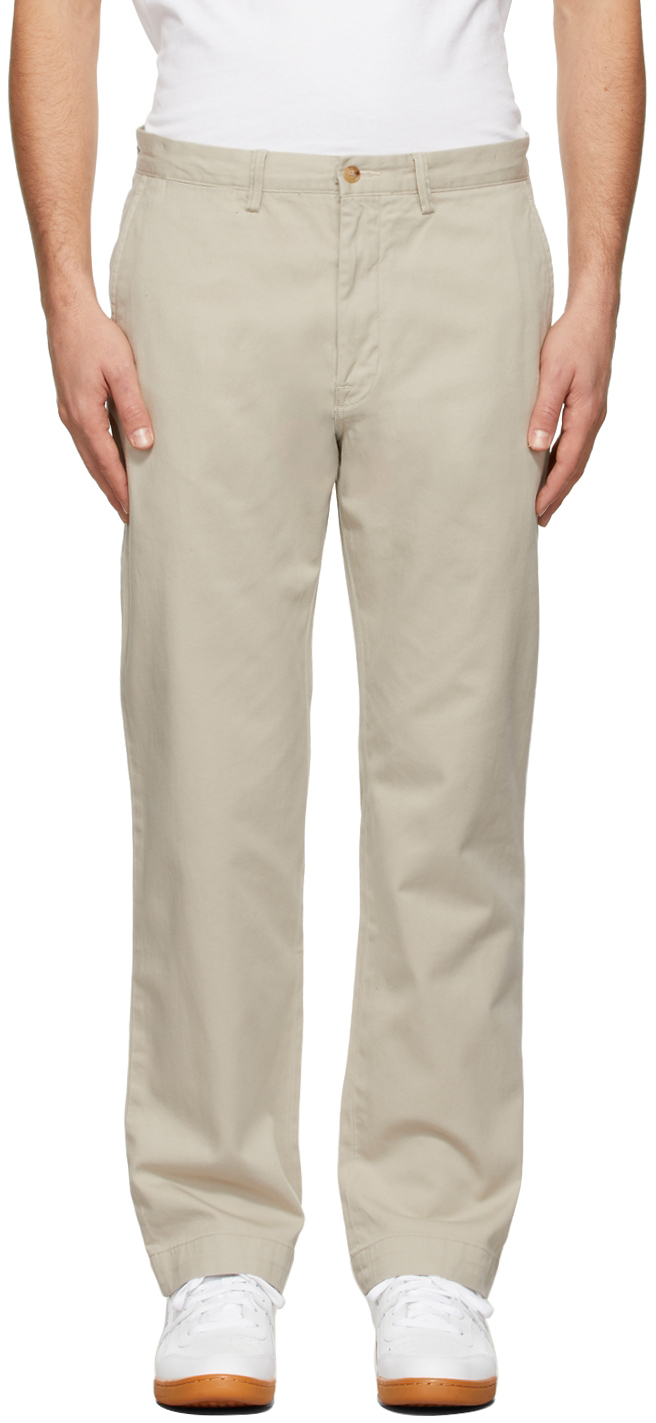 Polo Ralph Lauren: Beige Classic Chino Trousers | SSENSE