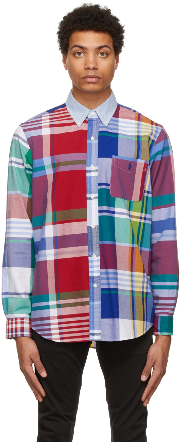 Polo Ralph Lauren: Multicolor Oxford Check Fun Shirt | SSENSE Canada
