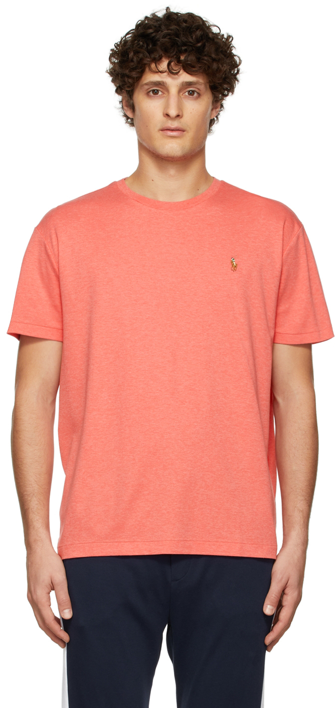 Ssense Uomo Abbigliamento Top e t-shirt T-shirt Polo Pink Medusa Polo 