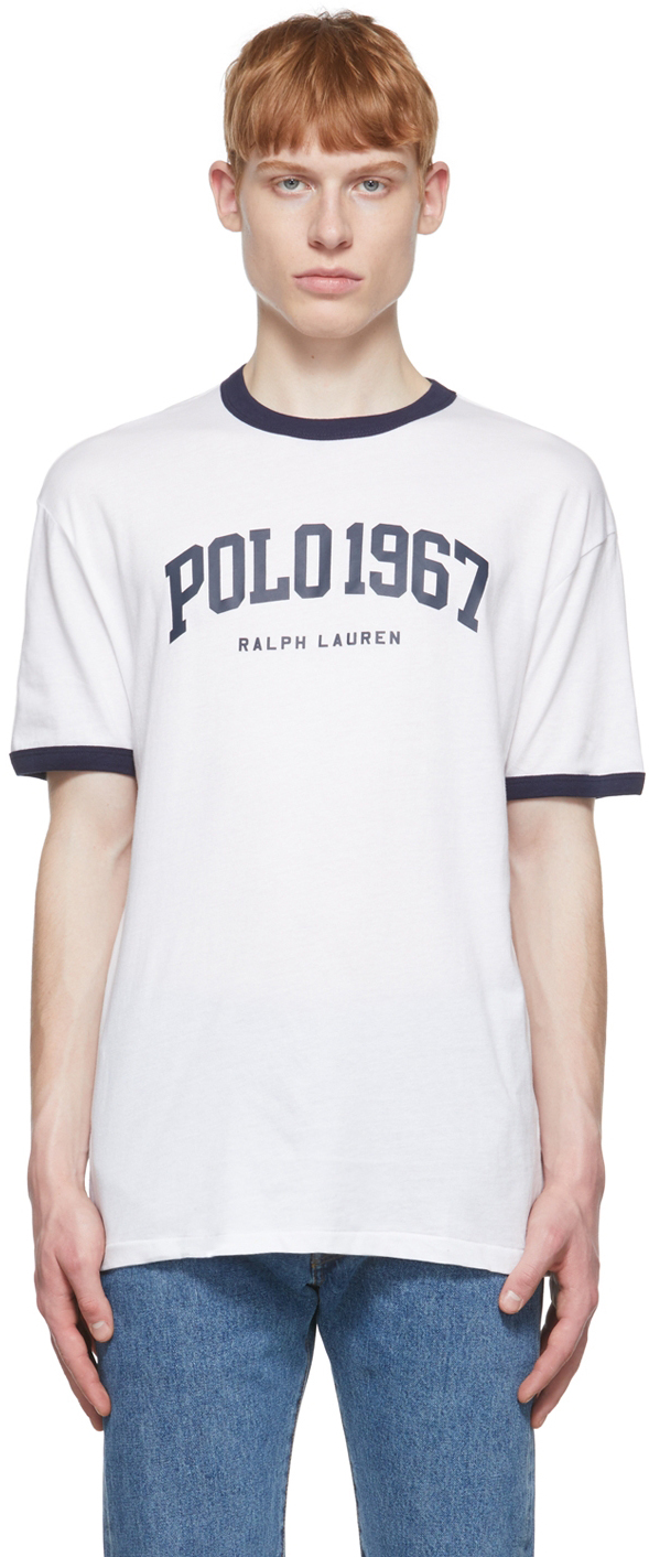 Off-White Cotton Jersey Polo Ssense Uomo Abbigliamento Top e t-shirt T-shirt Polo 
