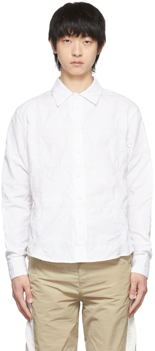 KUSIKOHC SSENSE Exclusive White Polyester Shirt