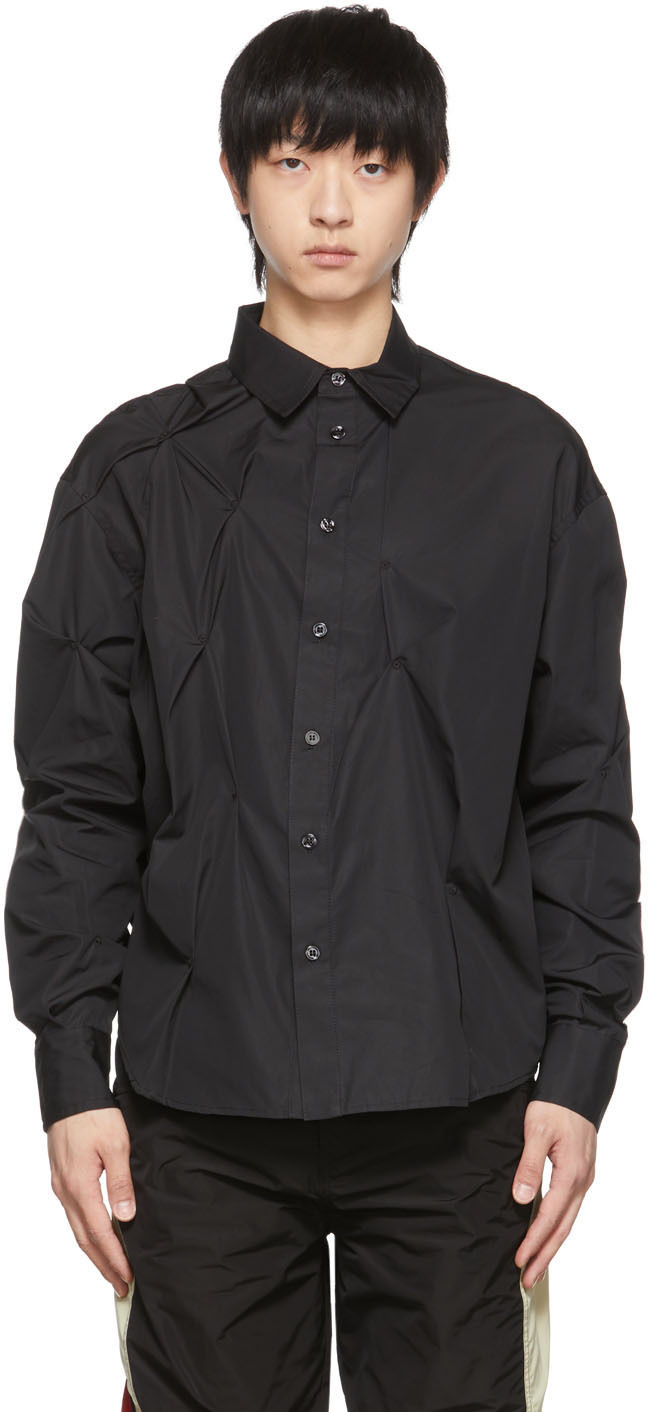 KUSIKOHC SSENSE Exclusive Black Cotton Shirt