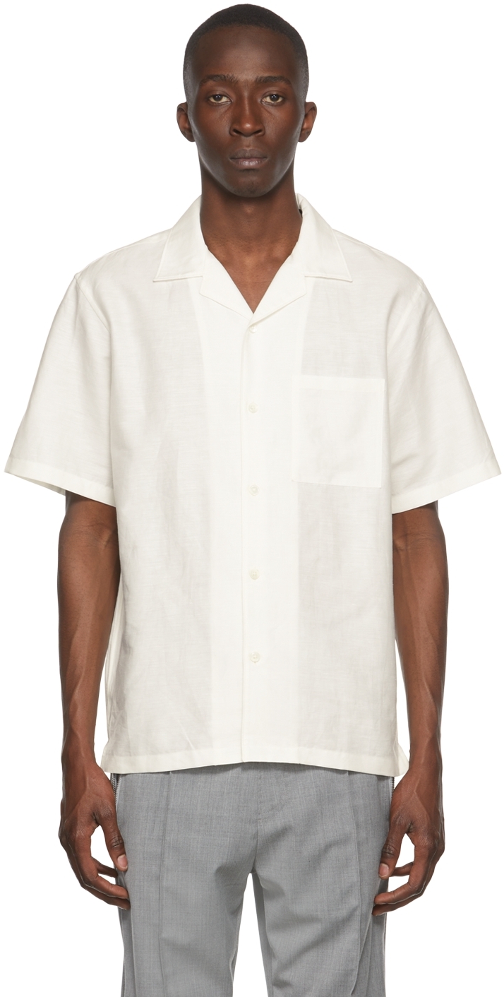 Theory White Noll Shirt
