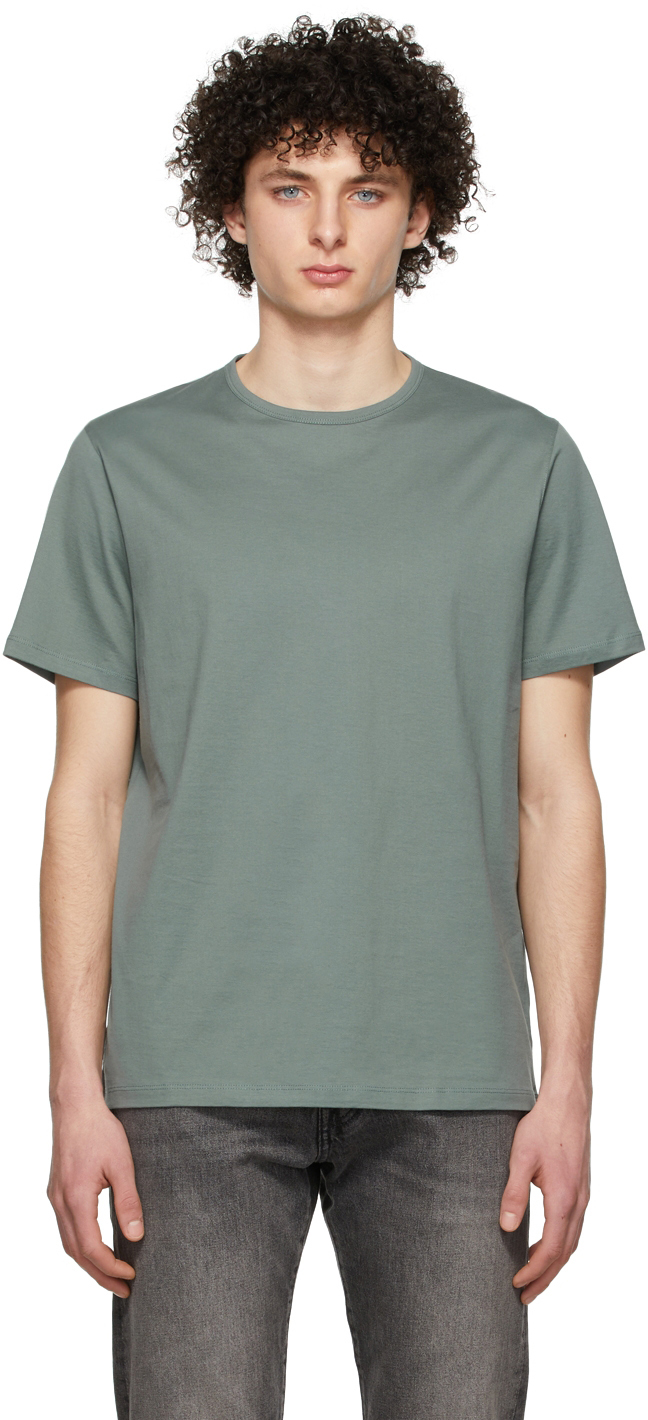 Theory: Green Precise T-Shirt | SSENSE