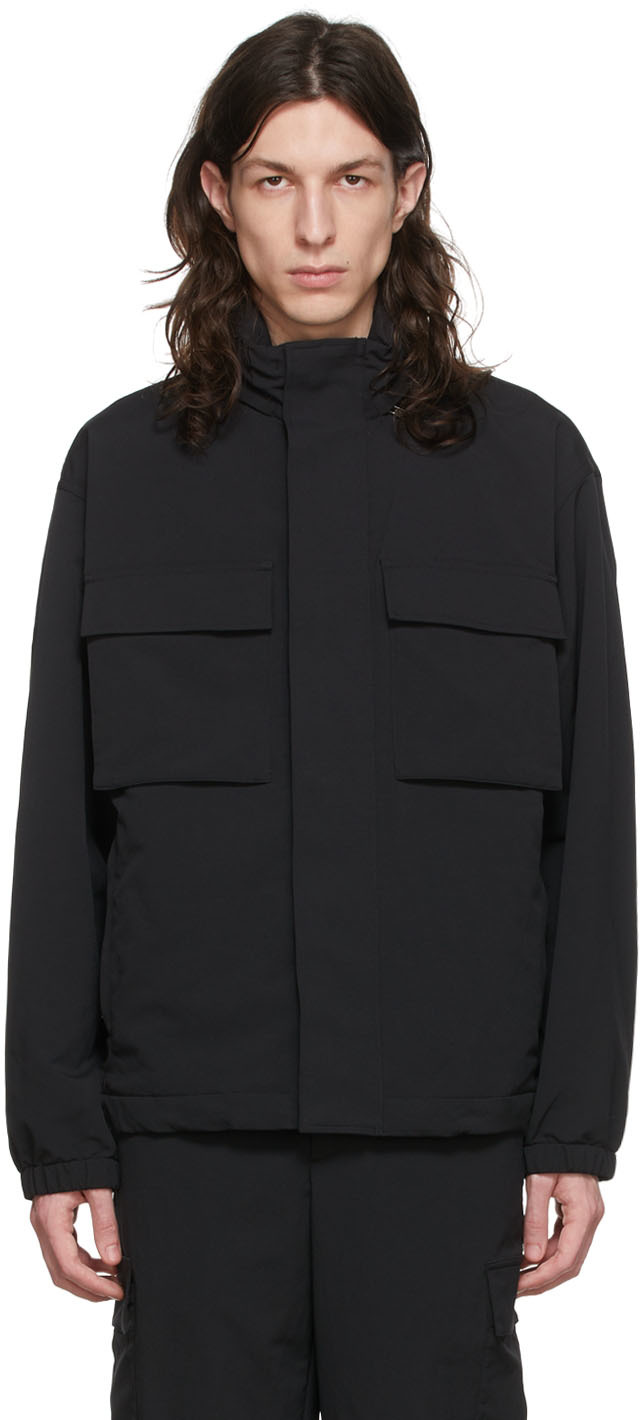 Black Piqué Jacket