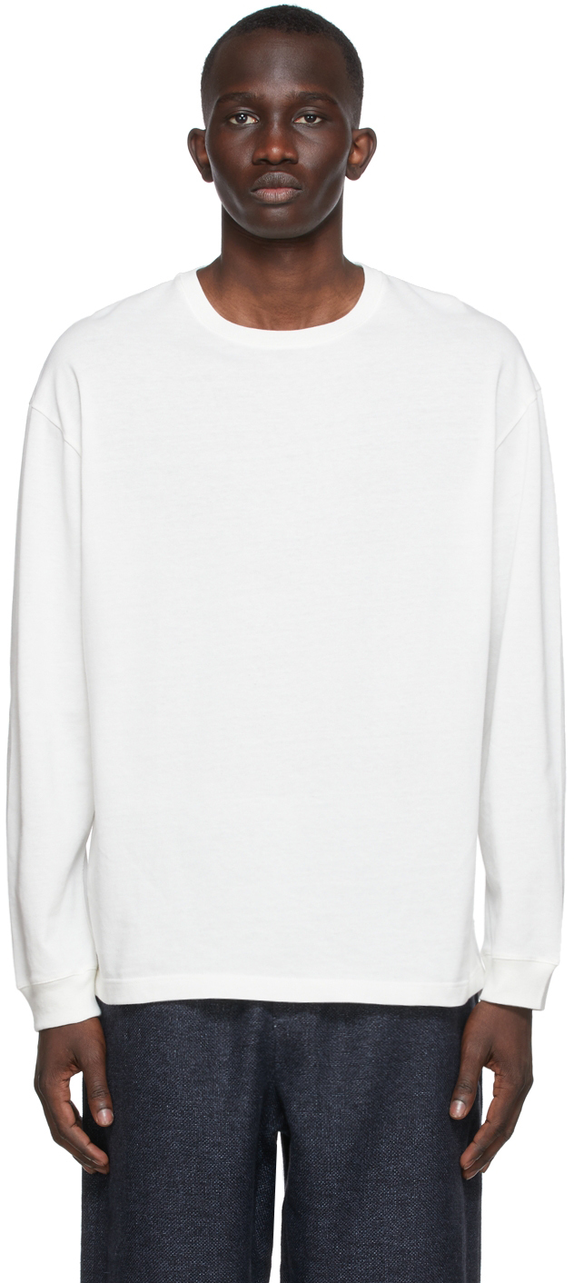 Meta Campania Collective White Robert Long Sleeve T-Shirt