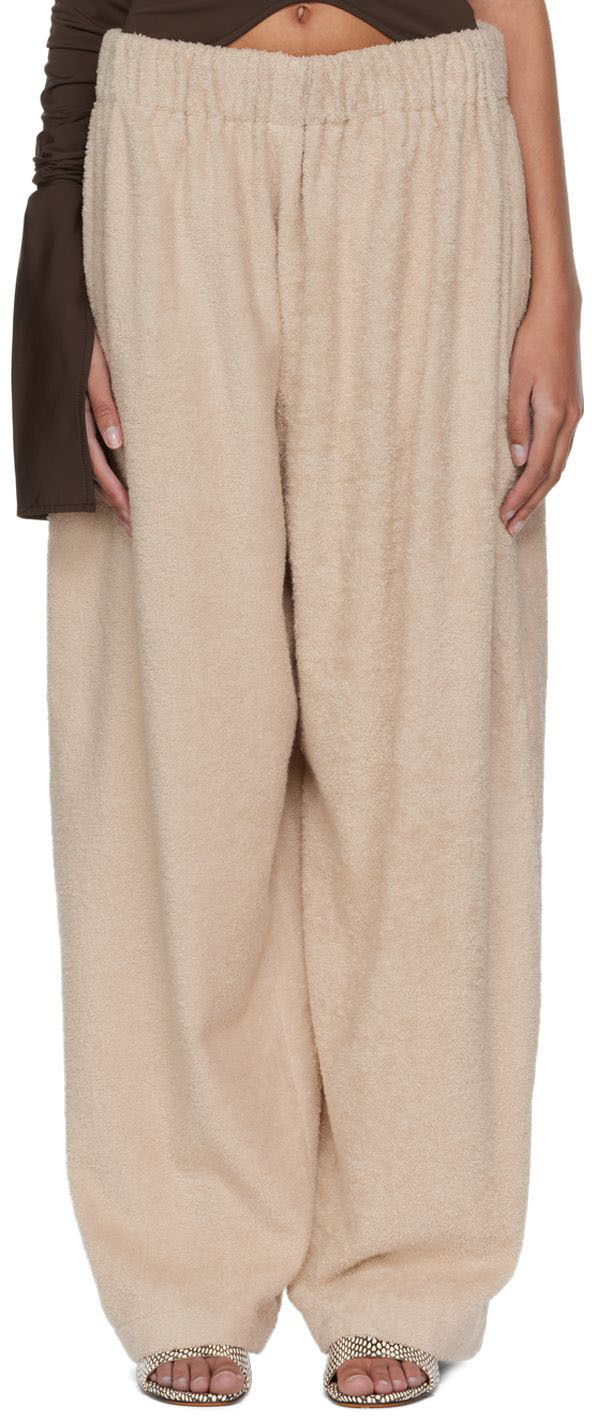 SELASI SSENSE Exclusive Beige Cotton Trousers