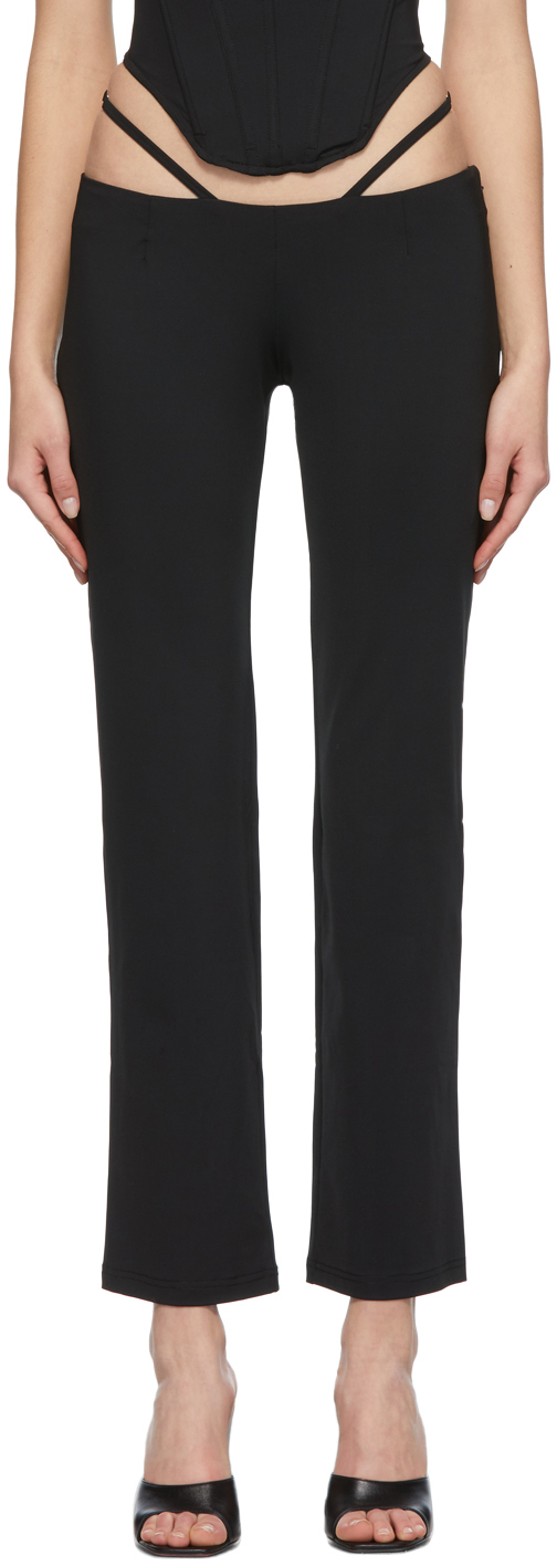 SSENSE Exclusive Black Thong Trousers