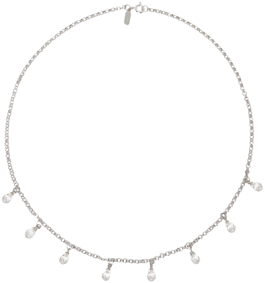 Maria Nilsdotter Silver Drip Drop Necklace