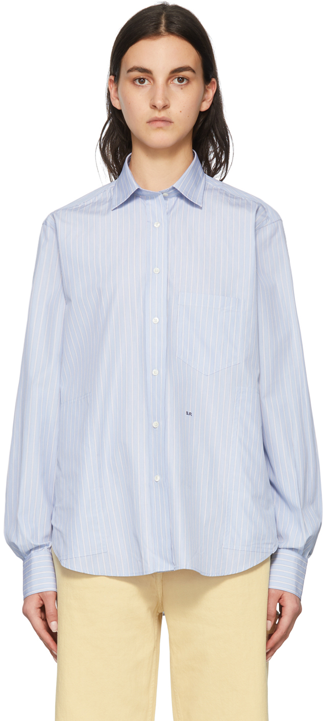 SAKS POTTS BLUE WILLIAM SHIRT