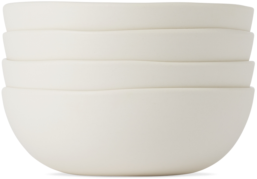 JARS CERAMISTES White Maguelone Bowl Set SSENSE UK
