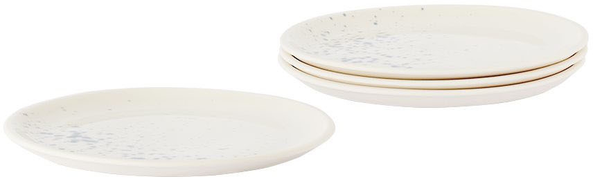 Jars Céramistes White Studio Dessert Plate Set In Buvard