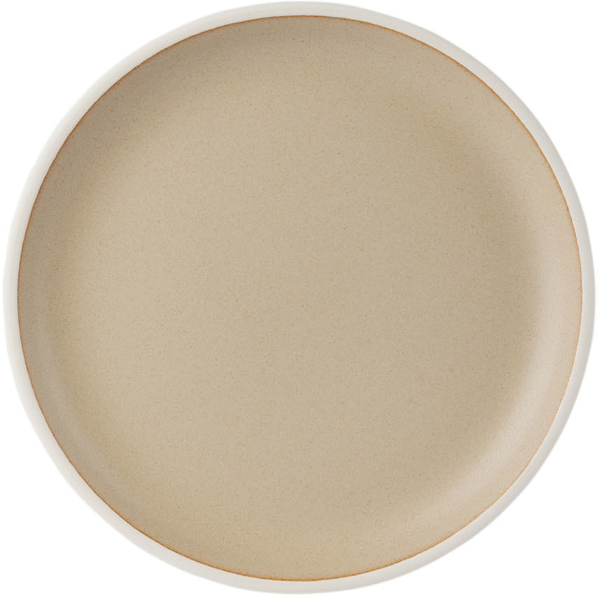 Jars Céramistes White & Tan Studio Plate Set In Kraft