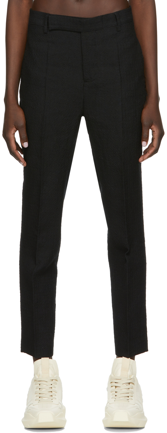 Rick Owens Synthetic Black Nylon Lounge Pants Slacks and Chinos Womens Trousers Slacks and Chinos Rick Owens Trousers 