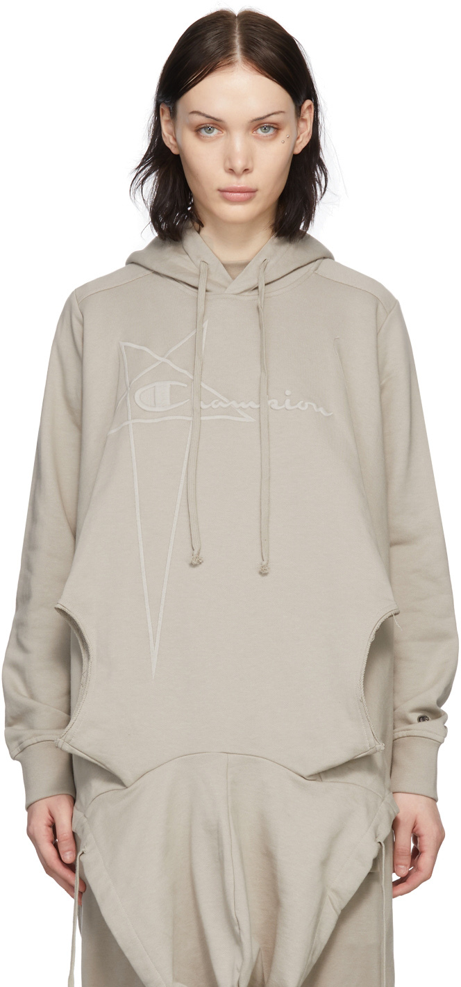 Beige Champion Edition Organic Cotton Hoodie