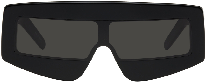Rick Owens: Black Phleg Sunglasses | SSENSE Canada