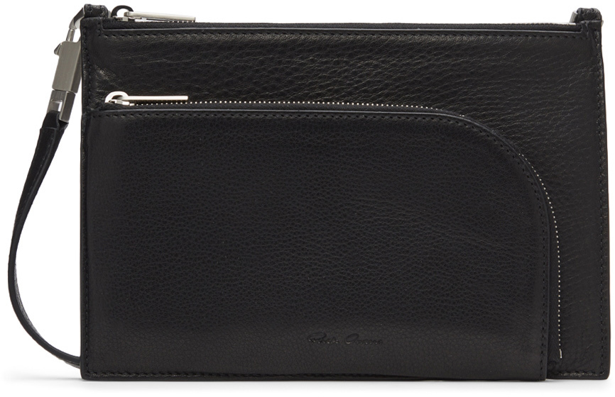 Rick Owens: Black Club Pouch | SSENSE