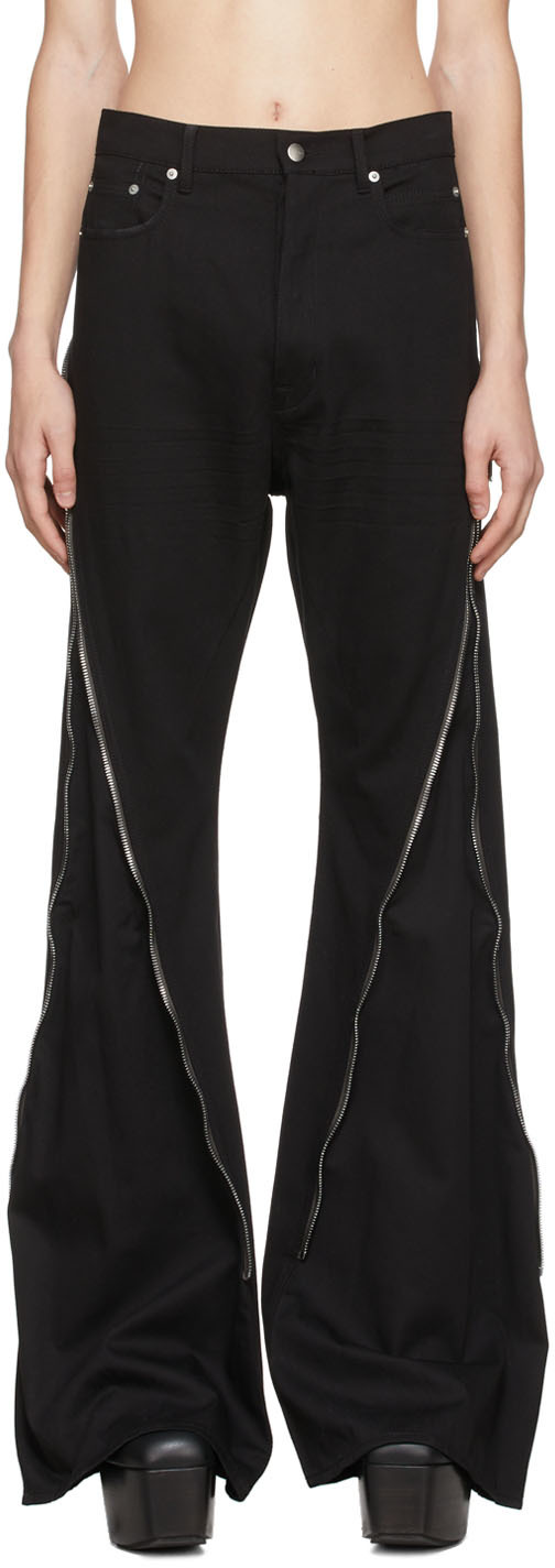 Rick Owens: Black Bolan Banana Jeans | SSENSE