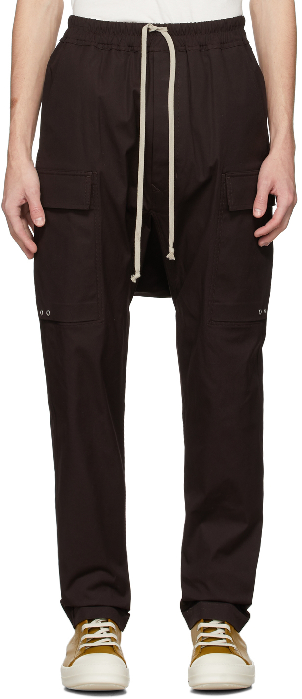 Rick Owens CARGO DRAWSTRING LONG PANT Black