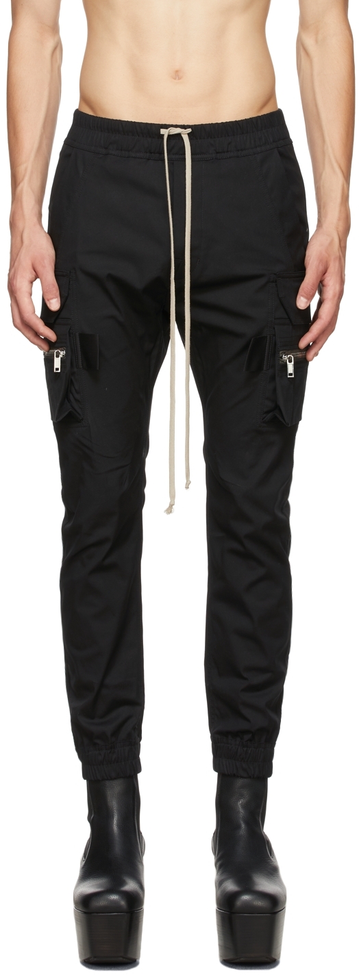 Rick Owens: Black Mastodon Cargo Pants | SSENSE