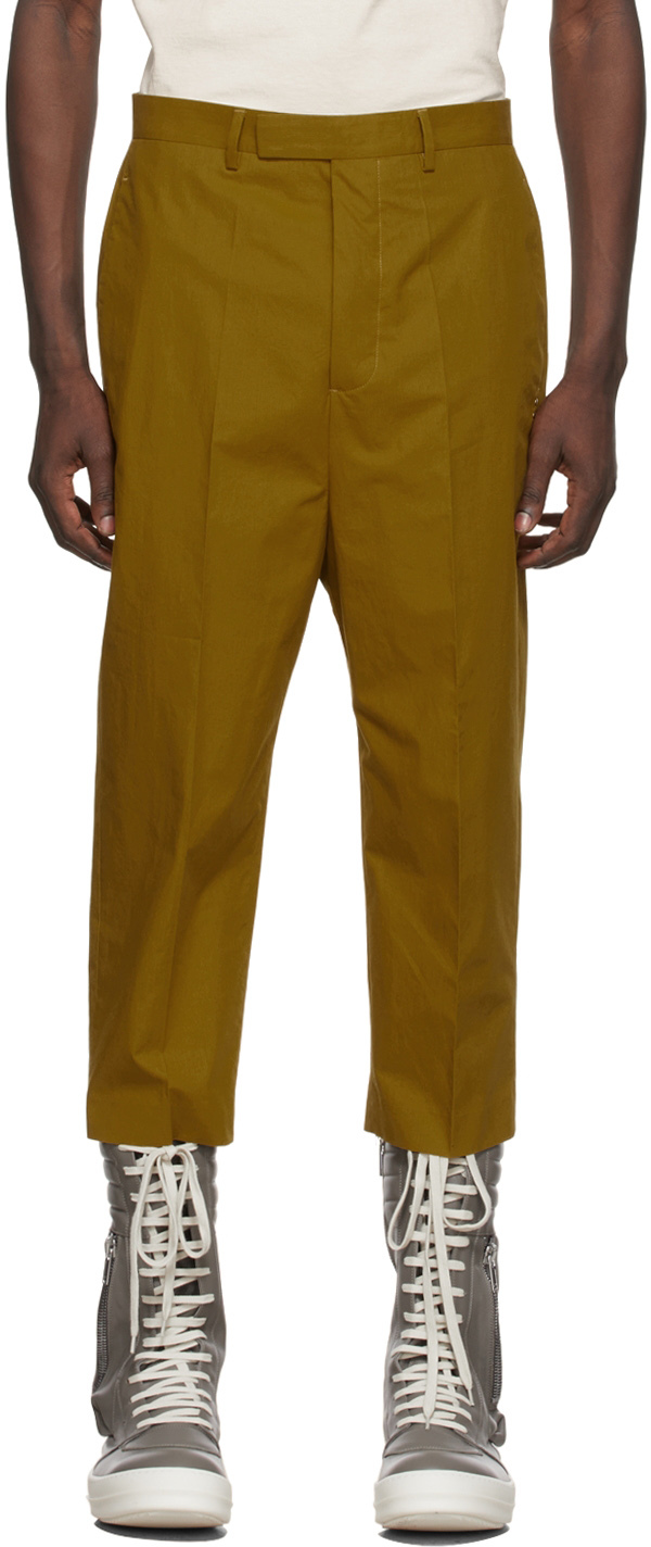 Yellow Astaires Cropped Trousers