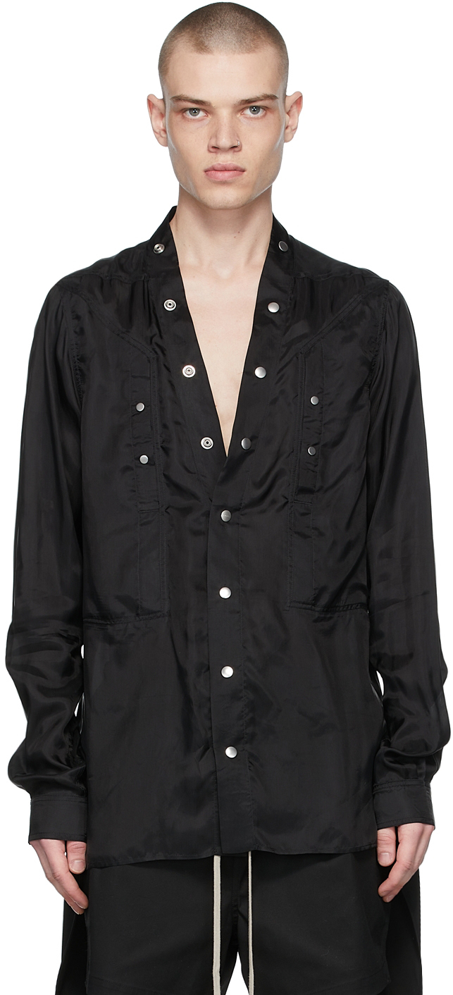 Rick Owens リックオウエンス Larry Shirt ラリーシャツ-