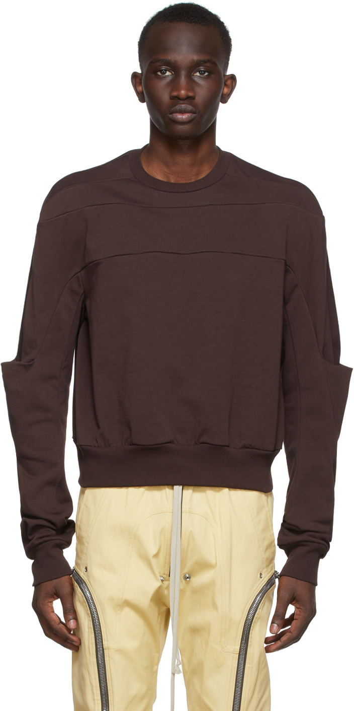 Rick Owens Burgundy Geth Sweatshirt