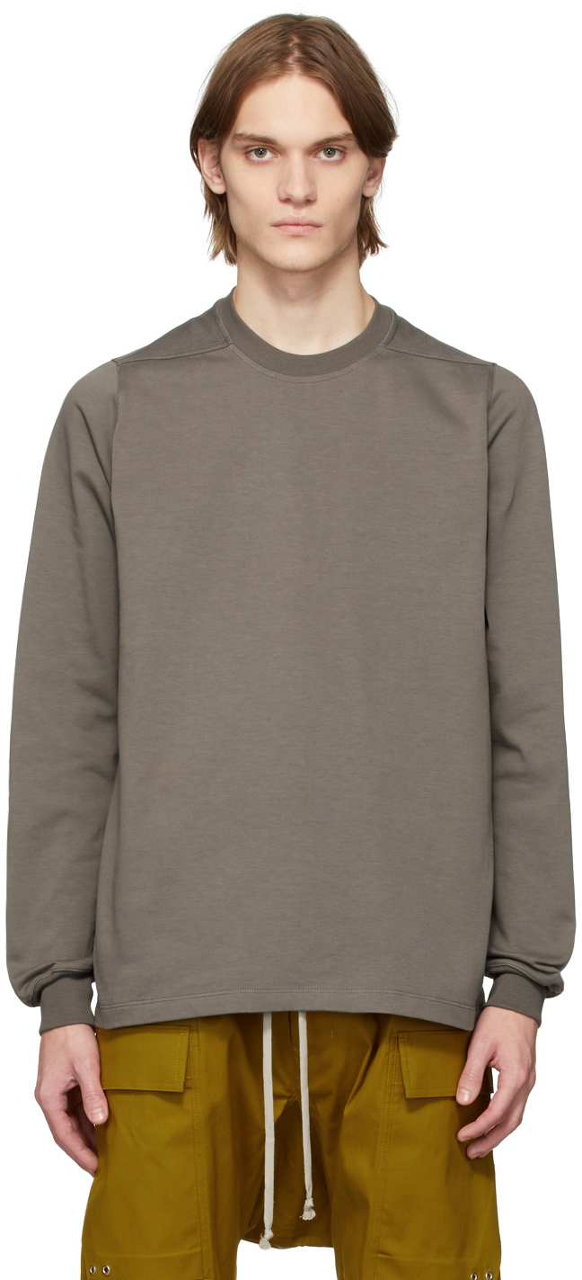 Taupe Short Crewneck Sweatshirt