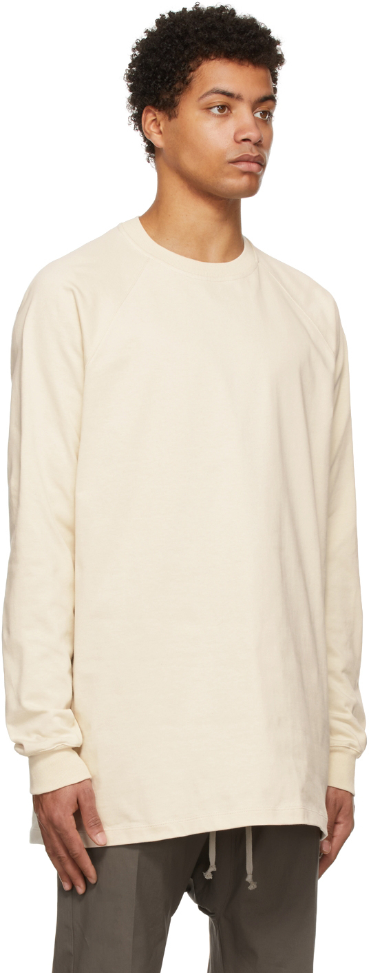 Rick Owens Off-White Baseball Sweatshirt | Smart Closet