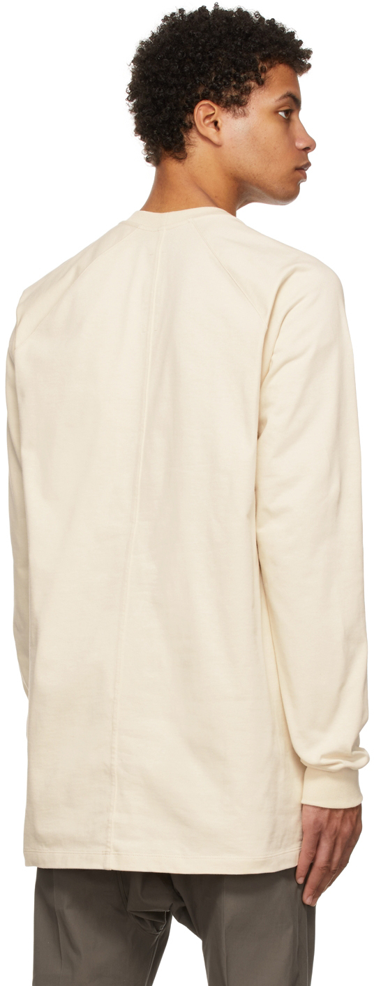 Rick Owens Off-White Baseball Sweatshirt | Smart Closet