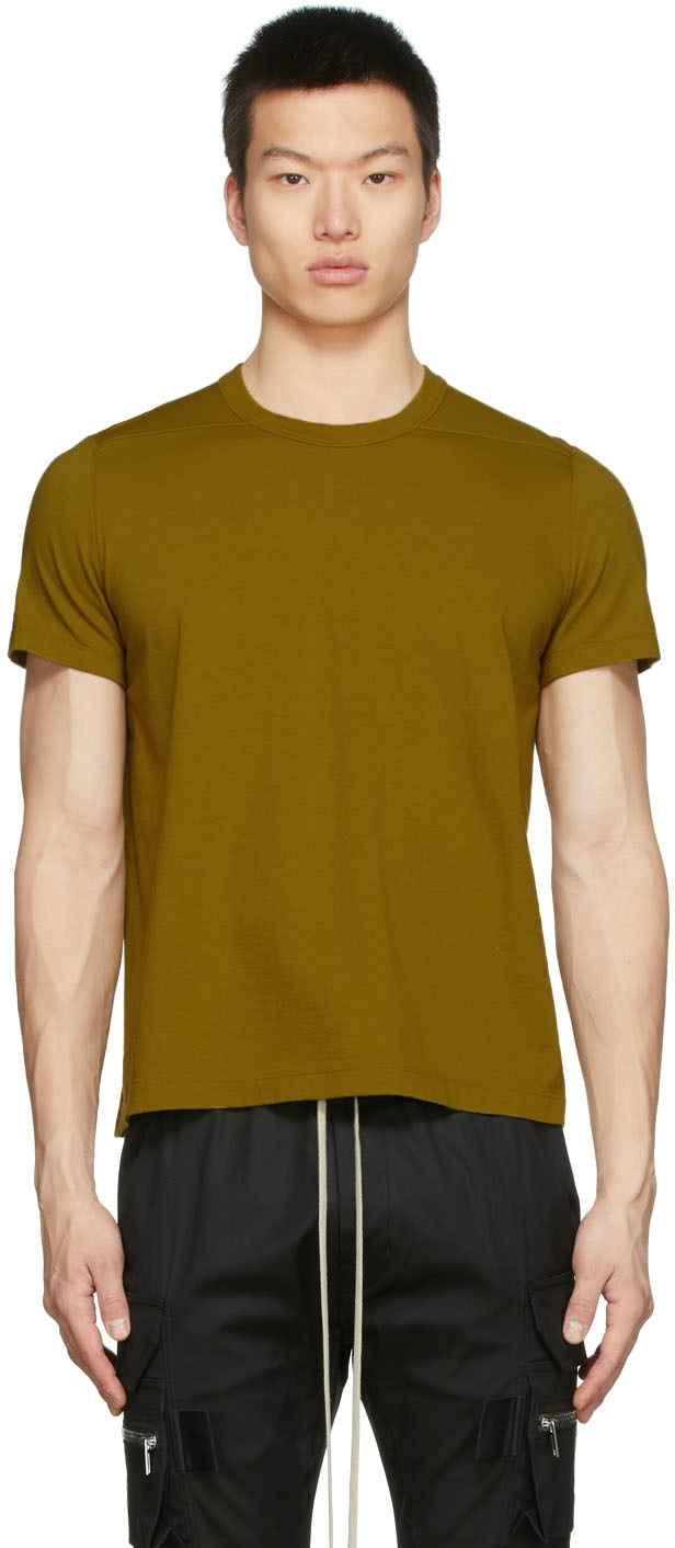 Rick Owens Green Short Level T-Shirt | Smart Closet