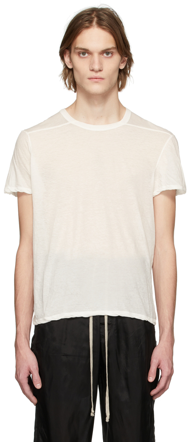 Rick Owens Off-White Short Level T-Shirt