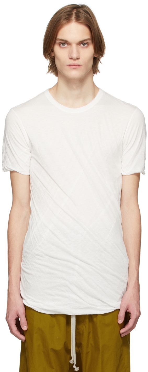 White Double Short Sleeve T-Shirt