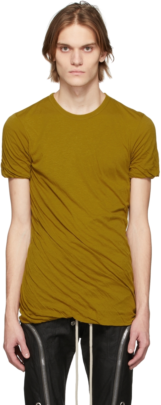 Rick Owens DOUBLE layered neck knit tee-