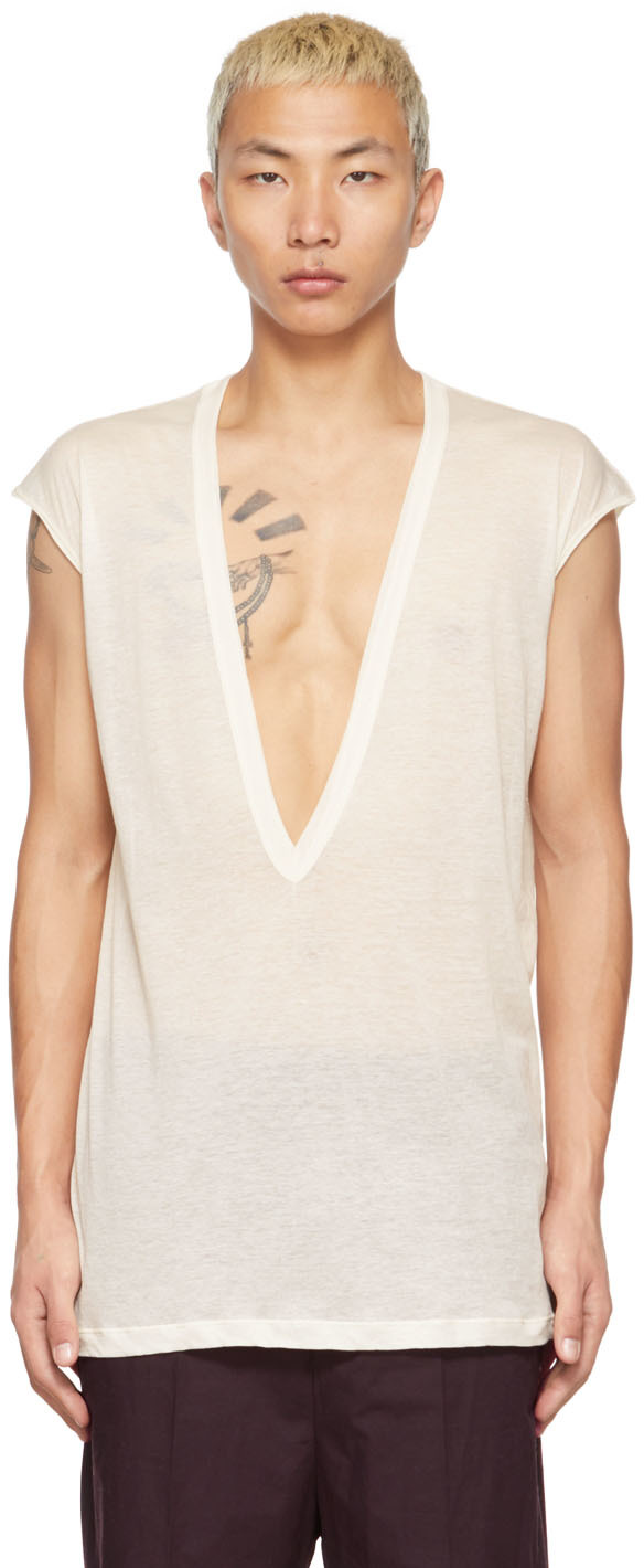 Rick Owens: Off-White Dylan T-Shirt | SSENSE